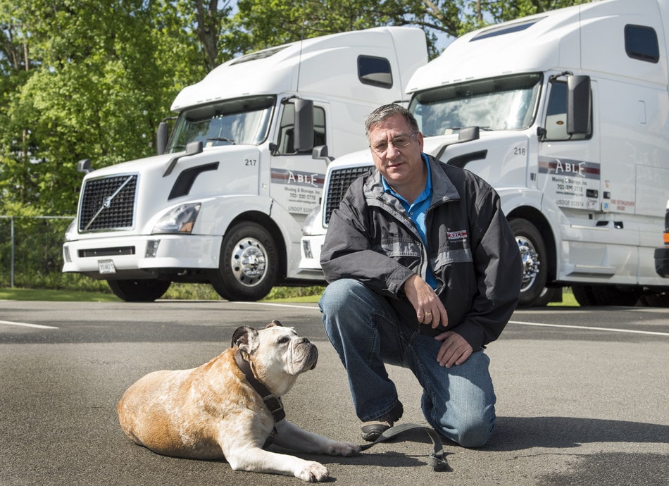 Man and his dog