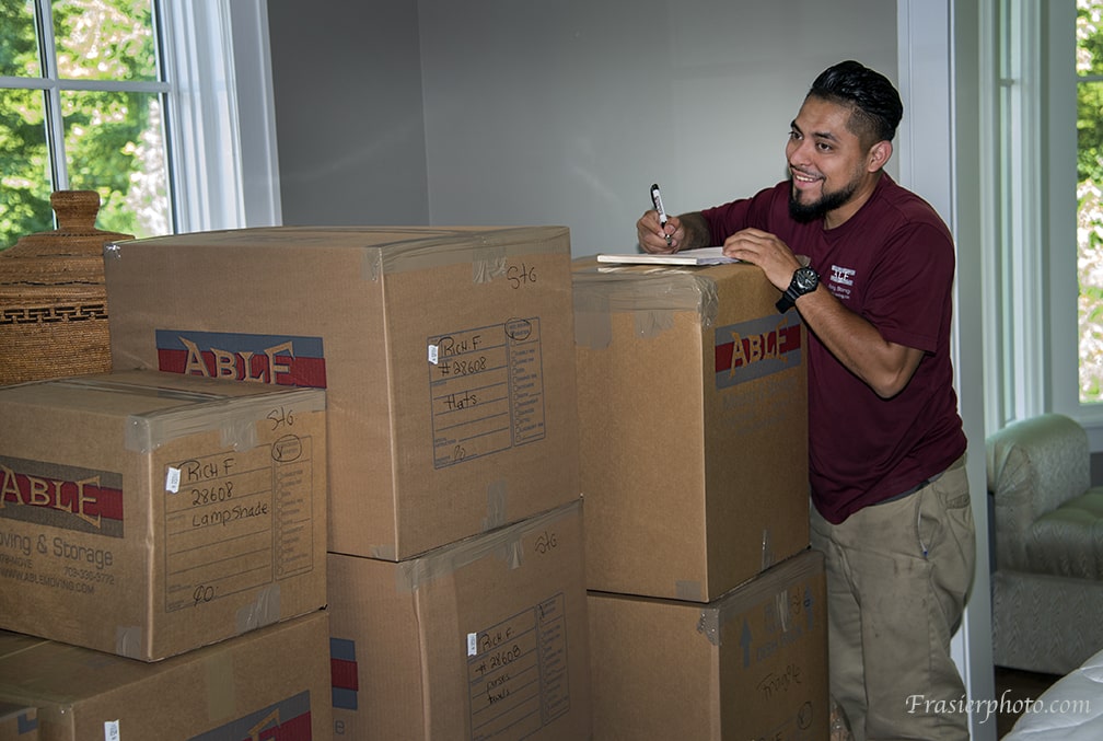 Storing boxes